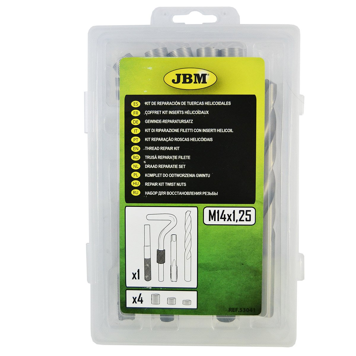 KIT DE REPARACIÓN DE TUERCAS HELICOIDALES M14x1,25