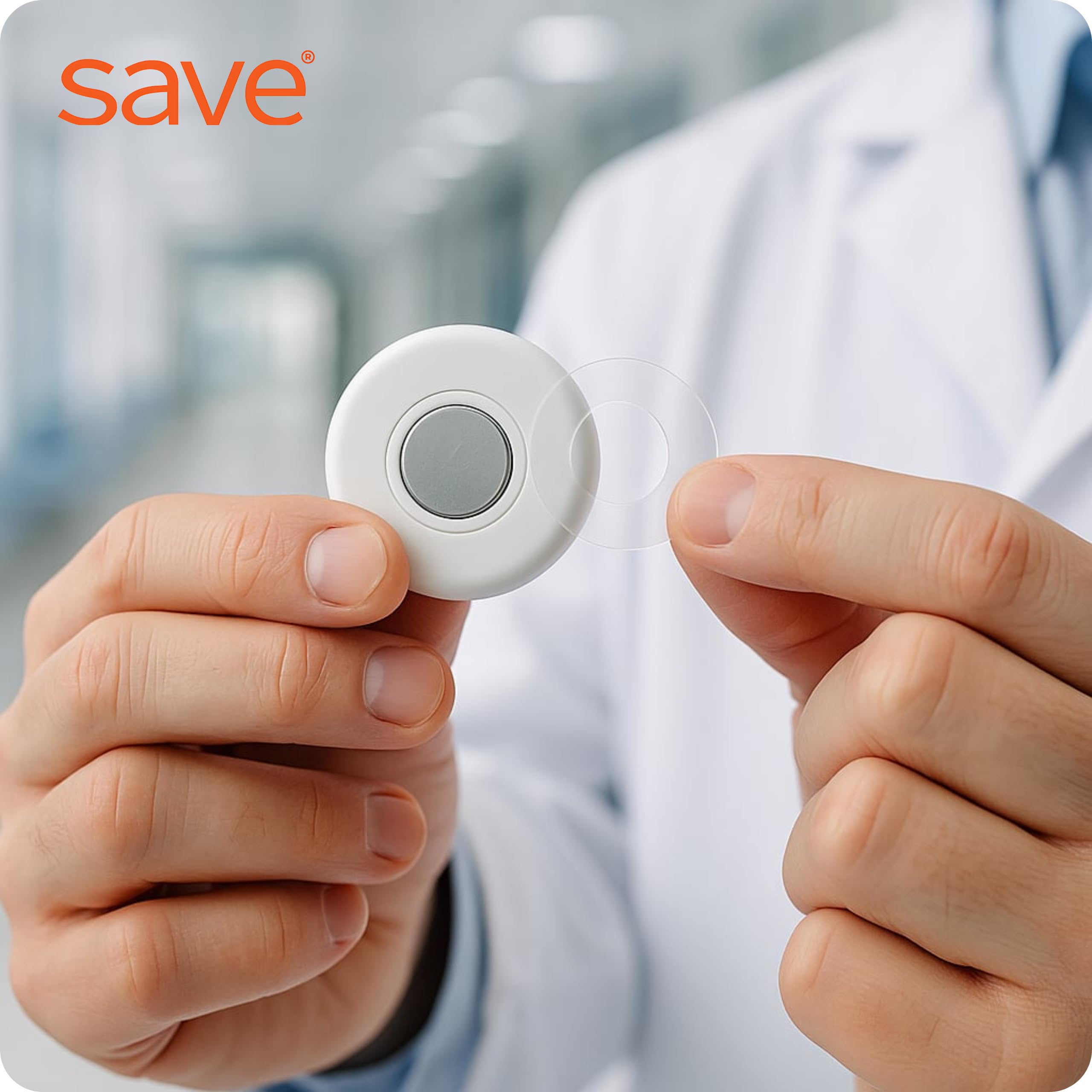 Termómetro Bluetooth para bebés, niños y adultos – Termómetro corporal inteligente con aplicación – Termómetro médico portátil con supervisión en tiempo real y alarma de fiebre