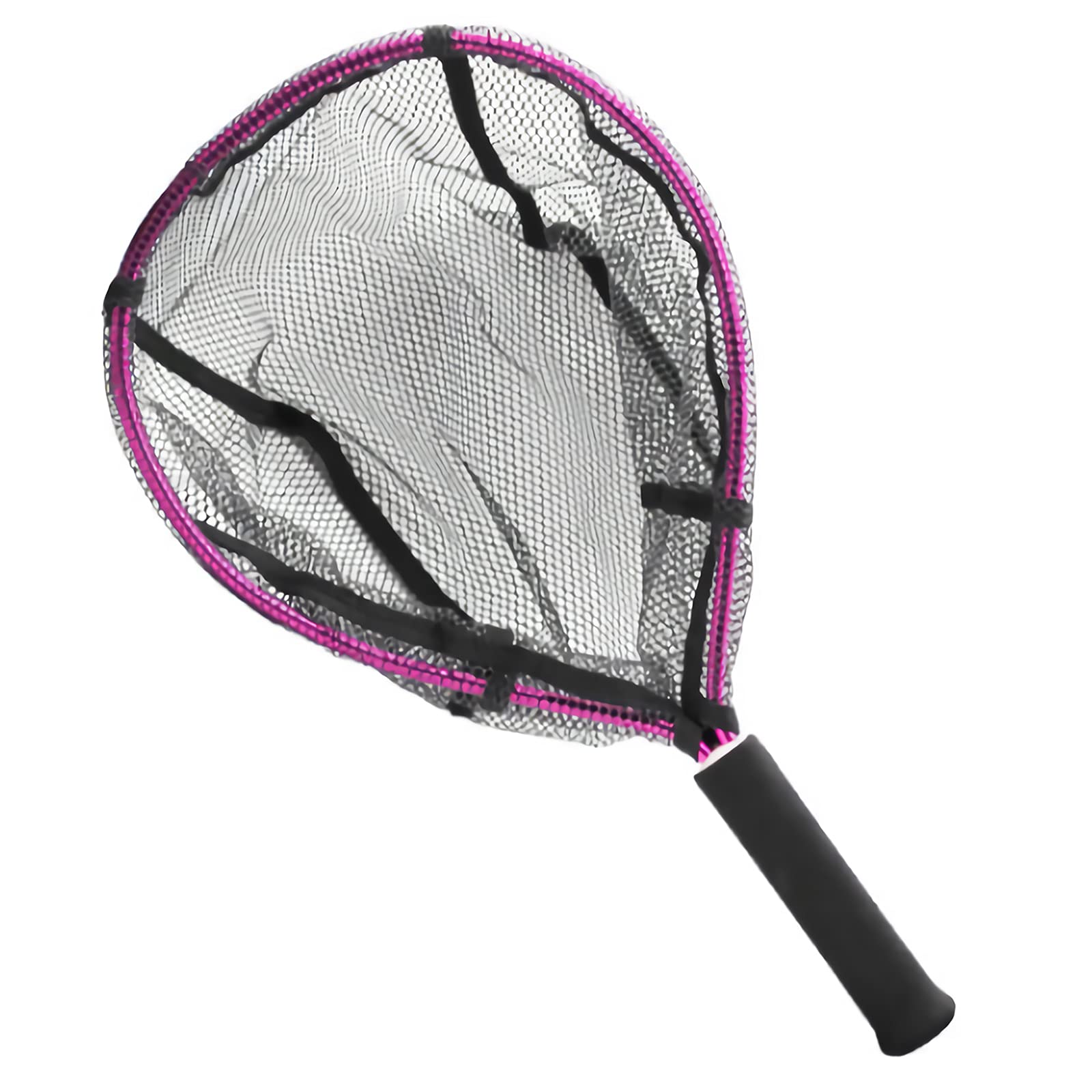 sunyu Fishing Retino da Pesca Guadino da Pesca Rete da Pesca, Ovale Design Integrato Guadino - Lunghezza Totale 49 Cm