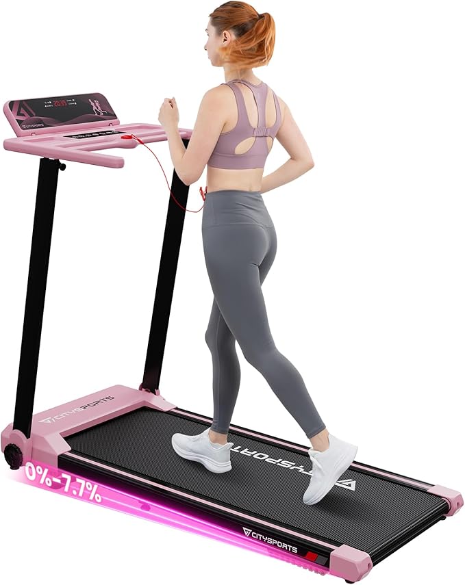 CITYSPORTS Tapis roulant,Tapis Roulant Pieghevole,1-12 km/h