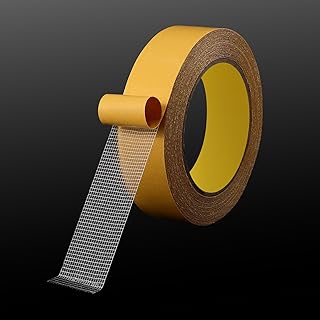 Double Sided Woodworking Tape - Super Thin, Strong, 1.18 IN x 66 FT, High Tack, Removable, Residue Free