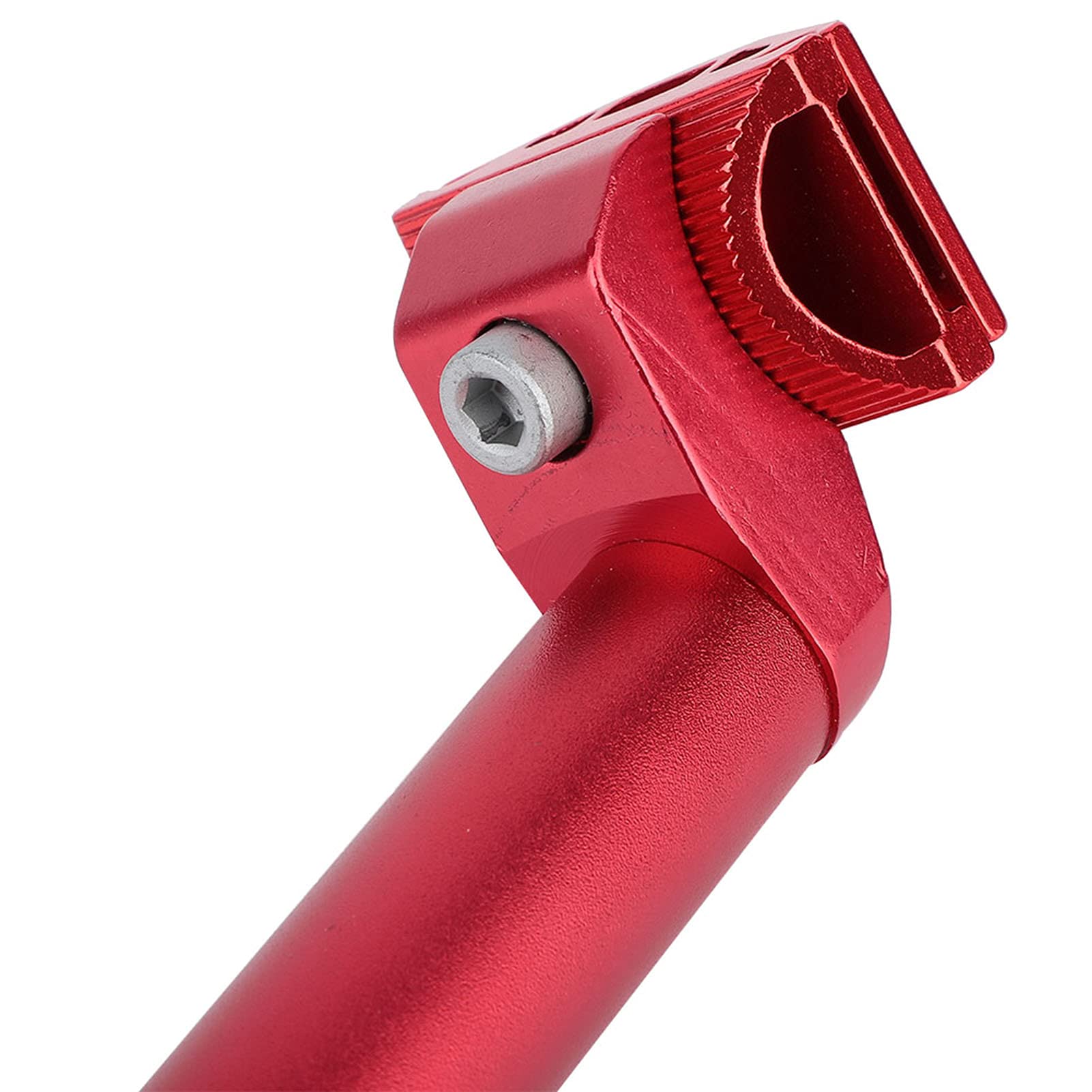 Rower Górski Odporny na Wstrząsy Siodełko Rowerowe Siodełko na Rurkę, Lekka Wytrzymała Anti Deformation Stop Aluminium 25,4*300mm ze Srebrnym, Czarnym, Czerwonym, Łatwa do