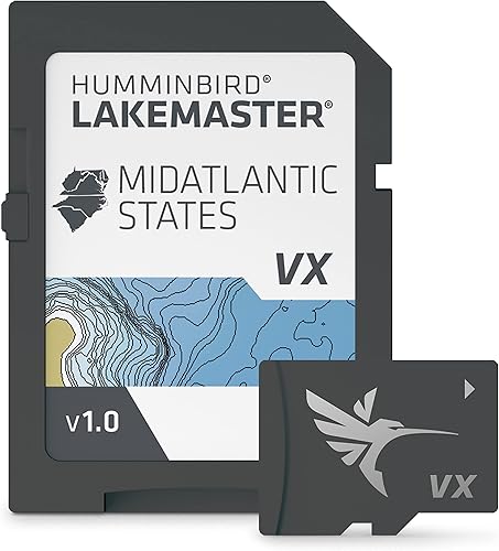 Vista 7 de Humminbird LakeMaster Map SD Card for Fish Finders