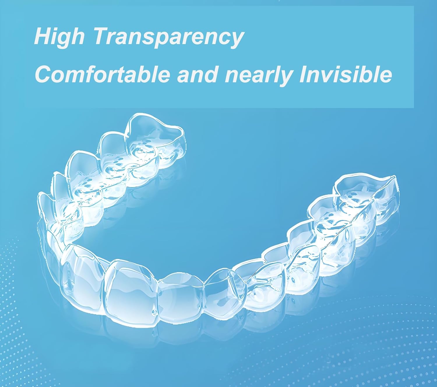 Teeth Retainer for Upper and Lower Teeth - 3D Precise Printing Custom-Made, Clear, Comfortable, BPA-Free, Durable, Ideal for Adults and Teens to Retain Teeth Position After Braces