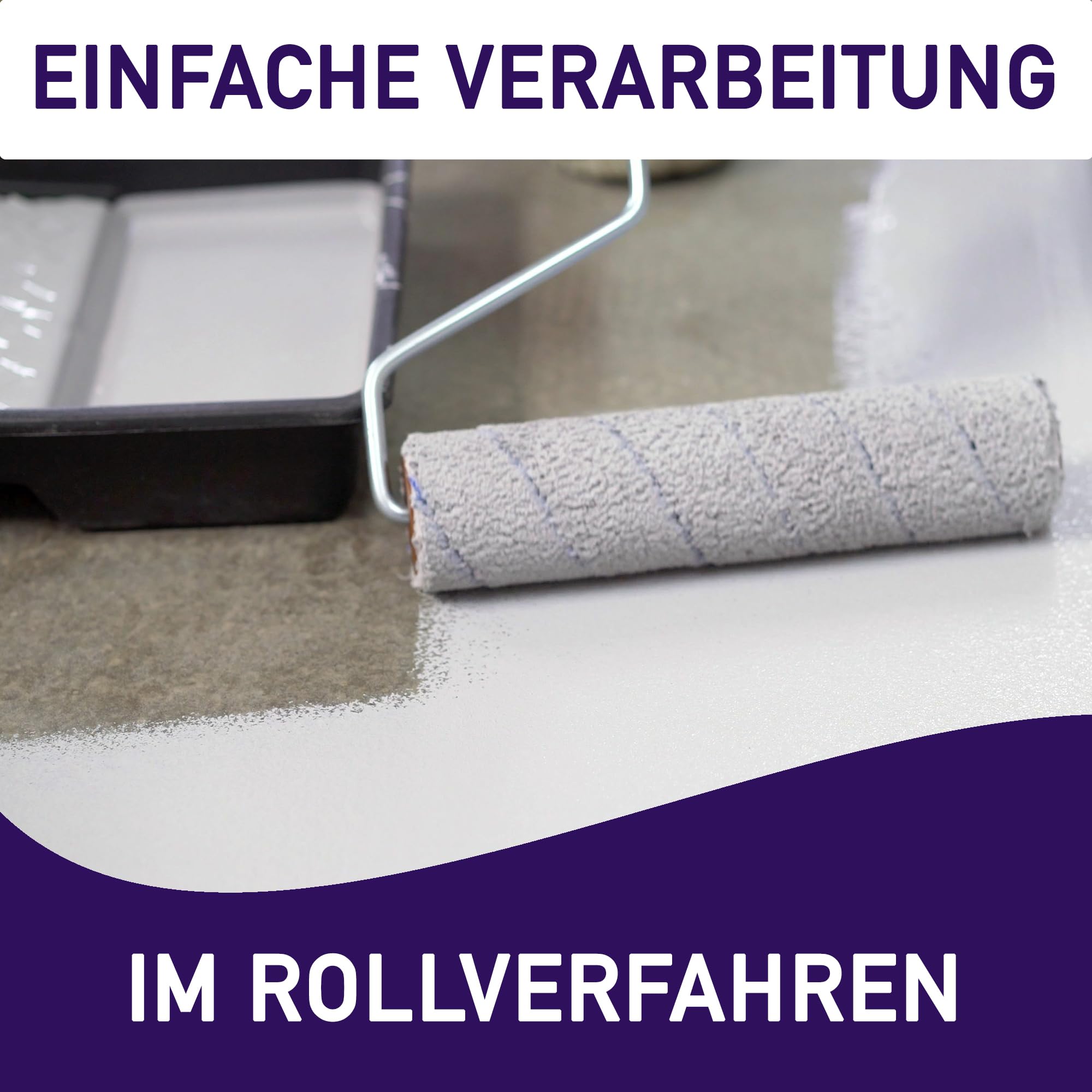 SBF-10 Bodenfarbe (25 m²) Garage Keller Innen 2K Epoxidharz Beschichtung in RAL 1015 (Hellelfenbein)