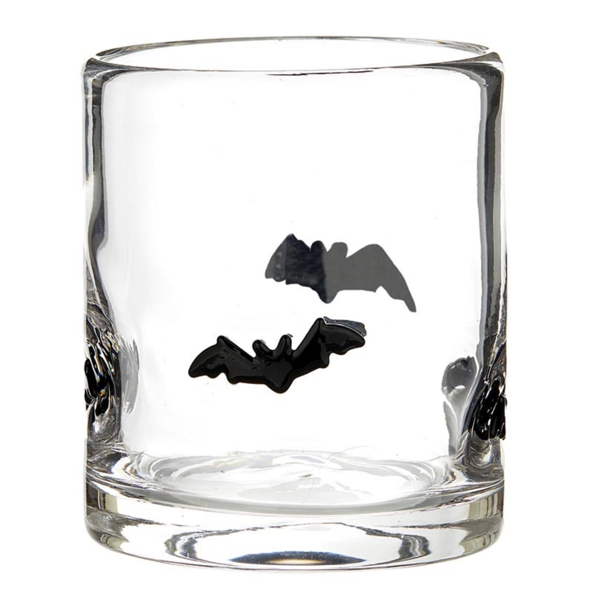 Slant Collections Halloween Double Old Fashioned Icon Handblown Cocktail Glass - Thumbnail 2