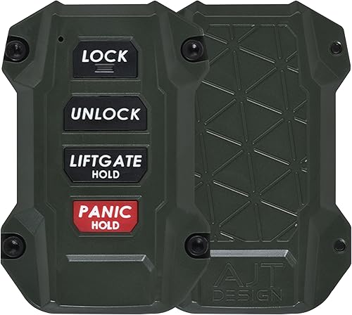 AJT DESIGN Funda de repuesto para llavero 4Runner 2022+ y Toyota Rav4 2019+ - Hecho a medida en Estados Unidos - Verde militar