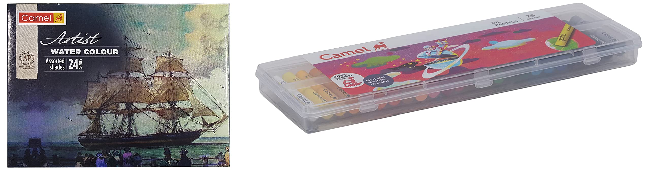 Camel Camlin Kokuyo 1304190 Artist 5ml Water Color Tube - 24