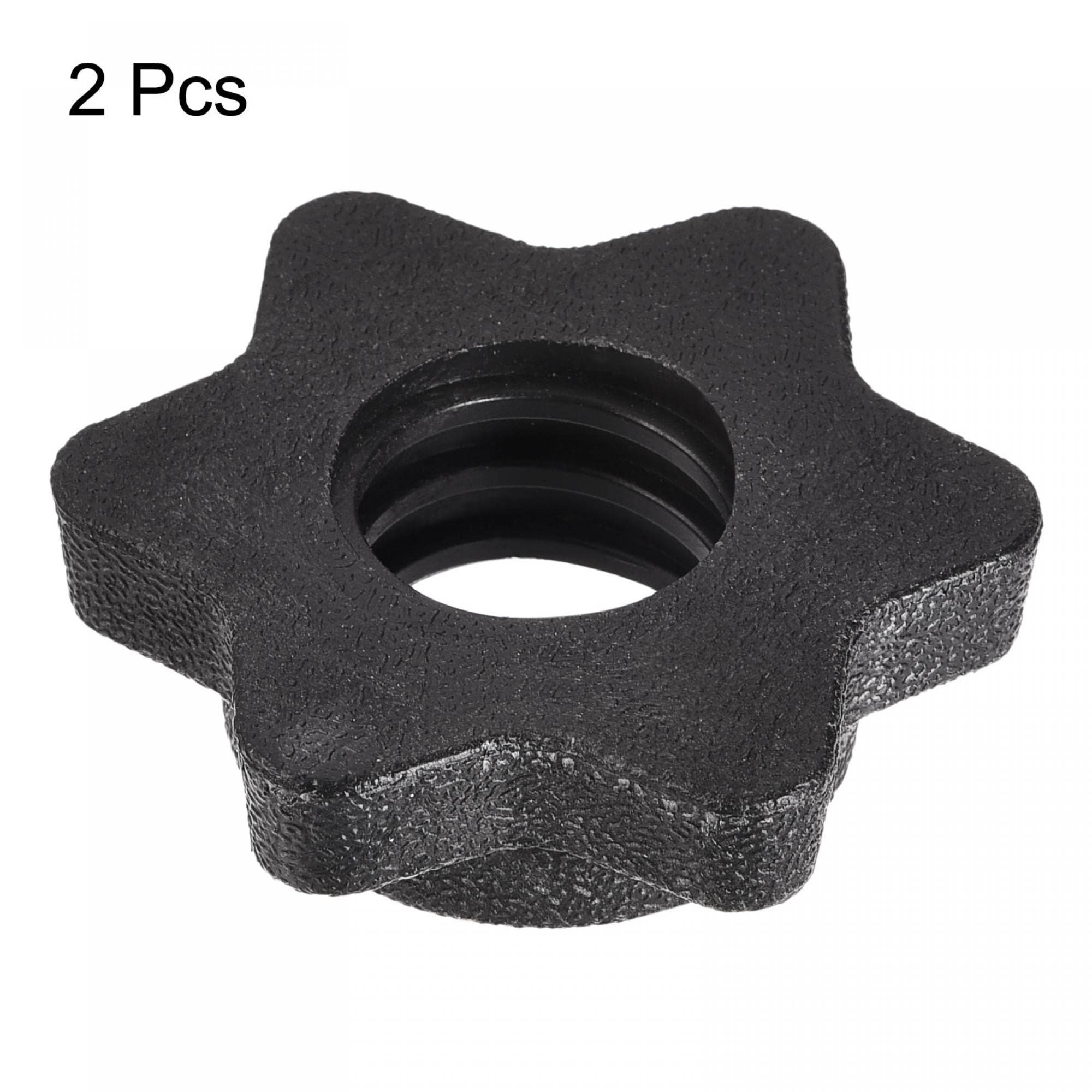 Amazon | uxcell ダンベル六角ナット プラスチック 滑り止め