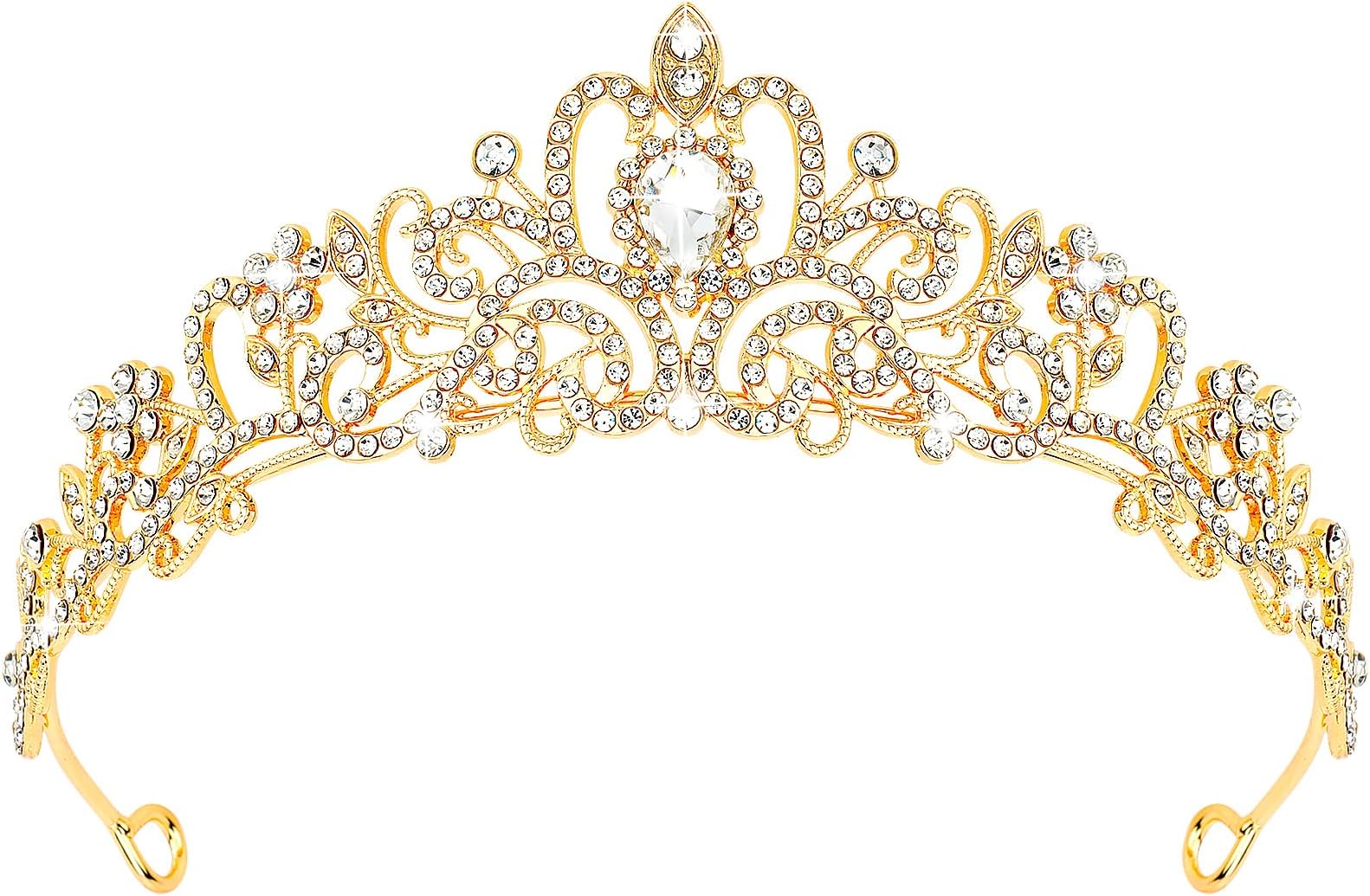 CIEHER Tiara Crowns for Women Girls Princess Crown Tiaras for Women Tiaras for Girls Bridal Wedding Prom Quinceanera Birthday Crown