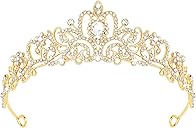 CIEHER Tiara Crowns for Women & Girls - Bridal, Wedding, Prom, Quinceanera, Birthday & Christmas Crown Gifts