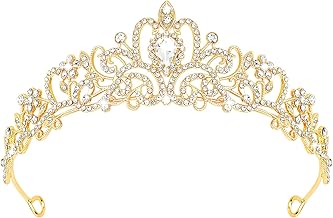 CIEHER Tiara Crowns for Women & Girls - Bridal, Wedding, Prom, Quinceanera, Birthday & Christmas Crown Gifts
