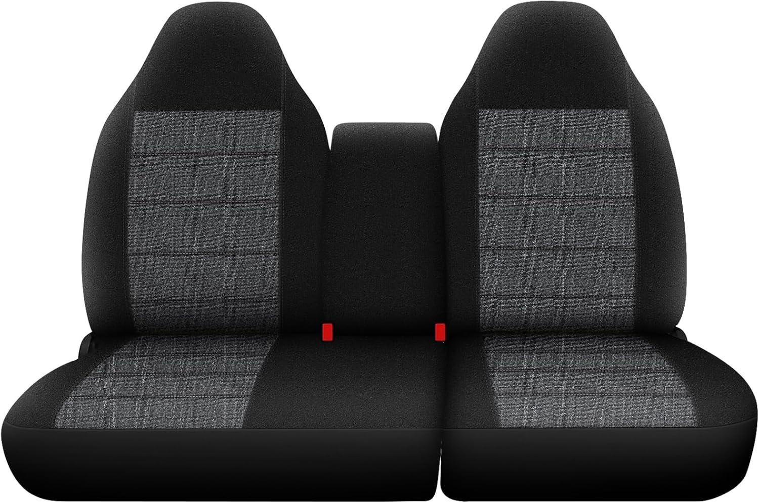 Custom-Fit Front Seat Cover for 1997-2000 Ford F-150 Pickup, Front High Back 60/40 Split Seat Covers with Molded Headrests, Airbag Compatible, Quick Setup Interior Seat Cover