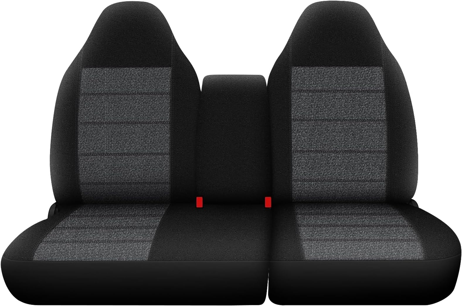 Custom-Fit Front Seat Cover for 1997-2000 Ford F-150 Pickup, Front High Back 60/40 Split Seat Covers with Molded Headrests, Airbag Compatible, Quick Setup Interior Seat Cover