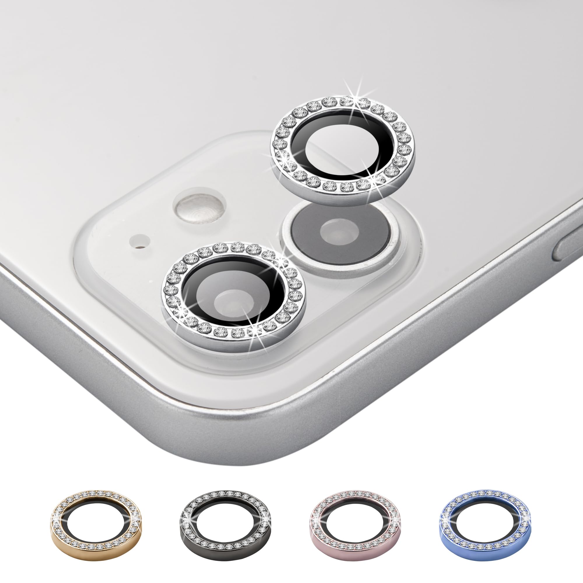 DIKKAR Protezione per Obiettivo della Fotocamera per iPhone 12