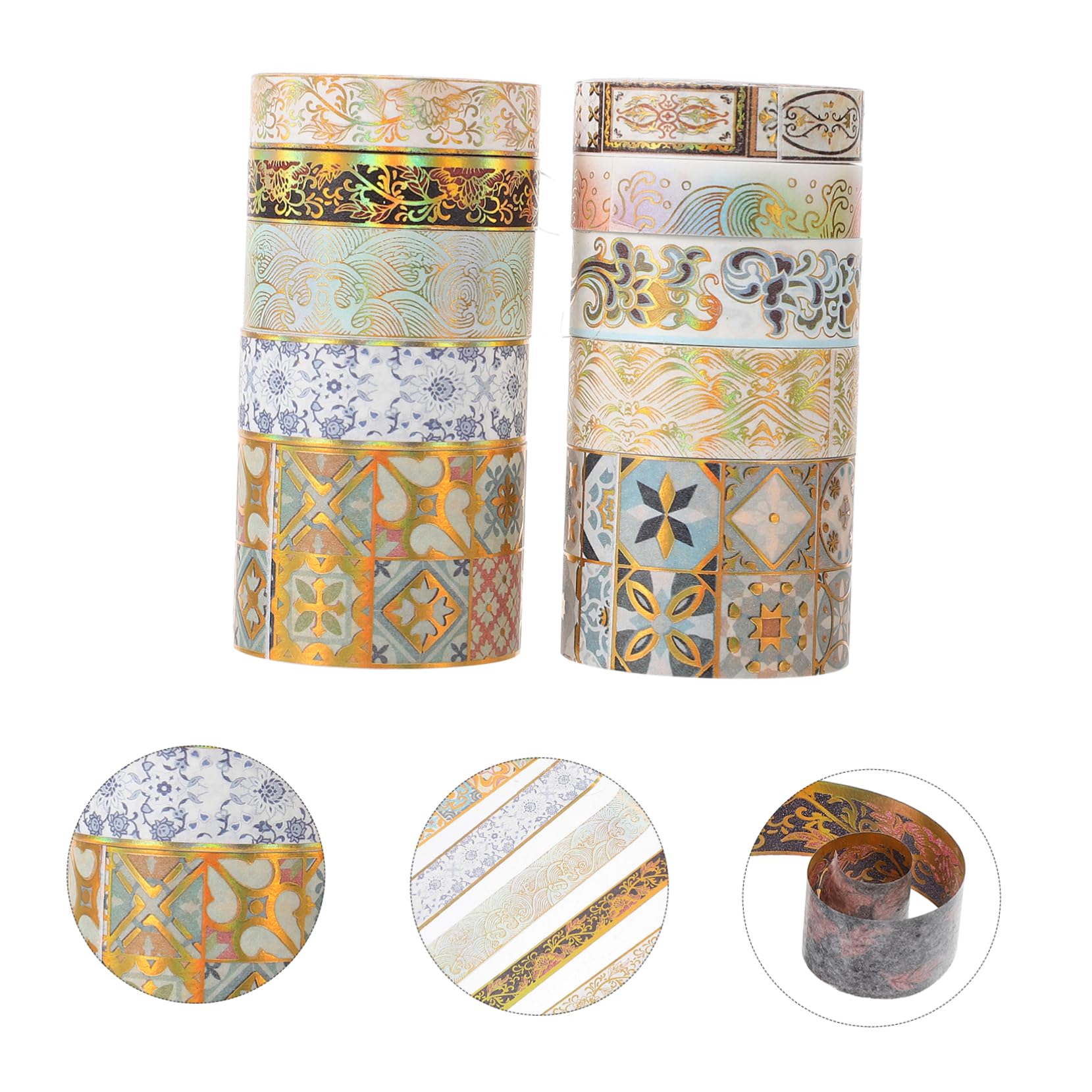 Operitacx 30 nastro washi adesivi d'epoca nastro per scrapbooking bastoncini wiki arredamento nastro magnetico nastri fai da te nastri per album Bello decorare applique nastro adesivo