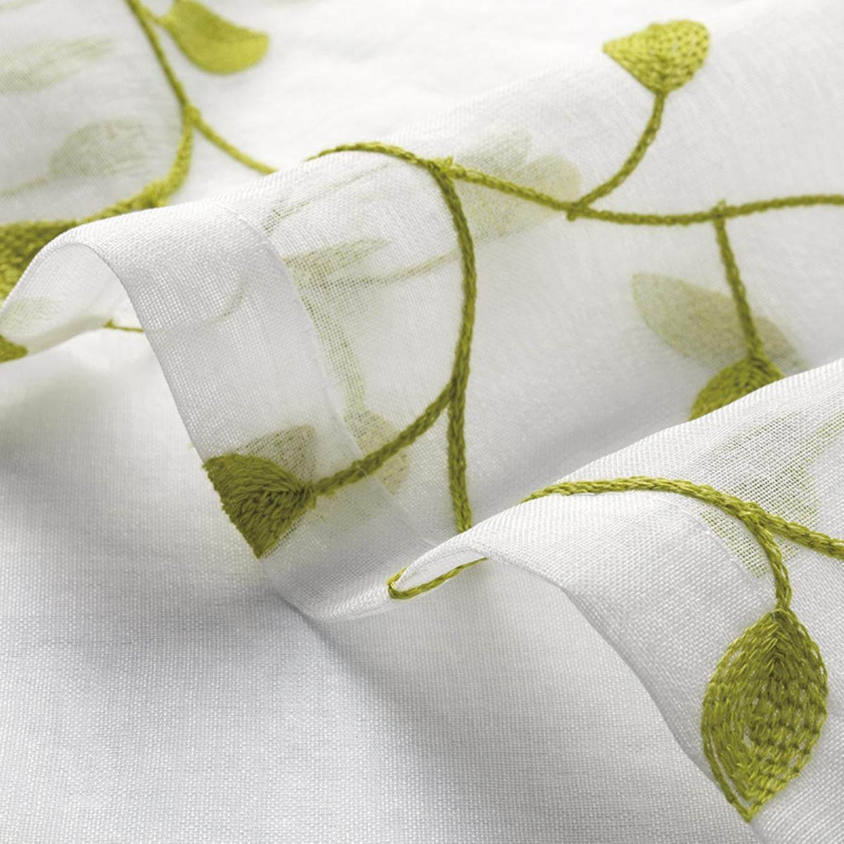 Rideaux de Fenêtre pour Salon Chambre Sheer Voile Organza Rideaux Rideaux Aveugles pour Porte de Cuisine-Bleu,W500xL250cm 1PC,4.Pull Plated Tape