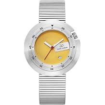 Minimalist Watch for Men Interchangeable Bezel Design with Geometry Dial, Japanese Quartz Movement, Stainless Steel Case, Mineral Reinforced Glass, 3ATM Waterproof Casual Fashion Wrist Watch