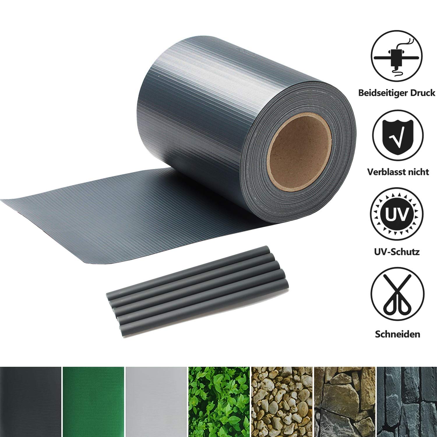 Sorton® - Strisce Frangivista Per Recinzioni A Doppia Asta, 70 M X 46 - Foto 2