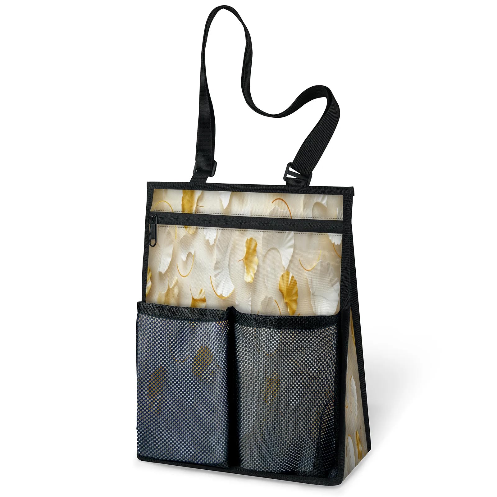 Ourtheme Art Decor Design Portable Shower Bag for Travel Gym Camp Beach Tote Shower Caddy Bags Hanging Toiletry