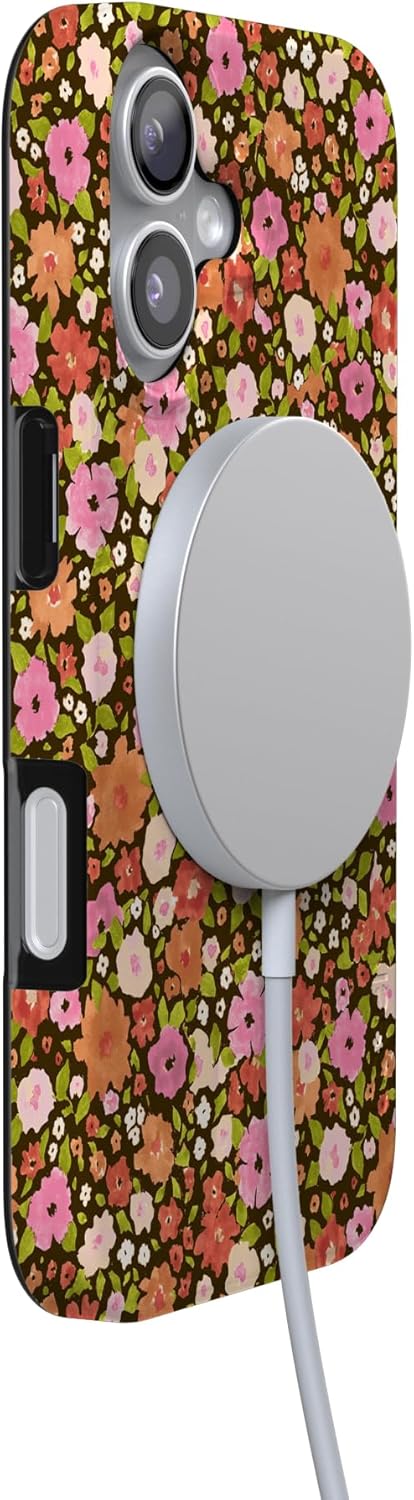 Casely iPhone 17 Case | Rustic Roses | Boho Bouquet | Compatible with MagSafe | Classic Ultra Slim Design