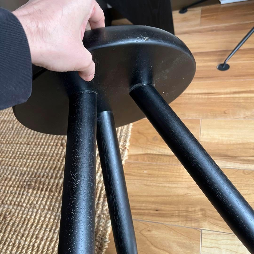 【新品・未使用】ベルジェスツール　カッシーナ　ブラック　シャルロット　ペリアン Cassina（カッシーナ）524 TABOURET BERGERベルジェ スツール