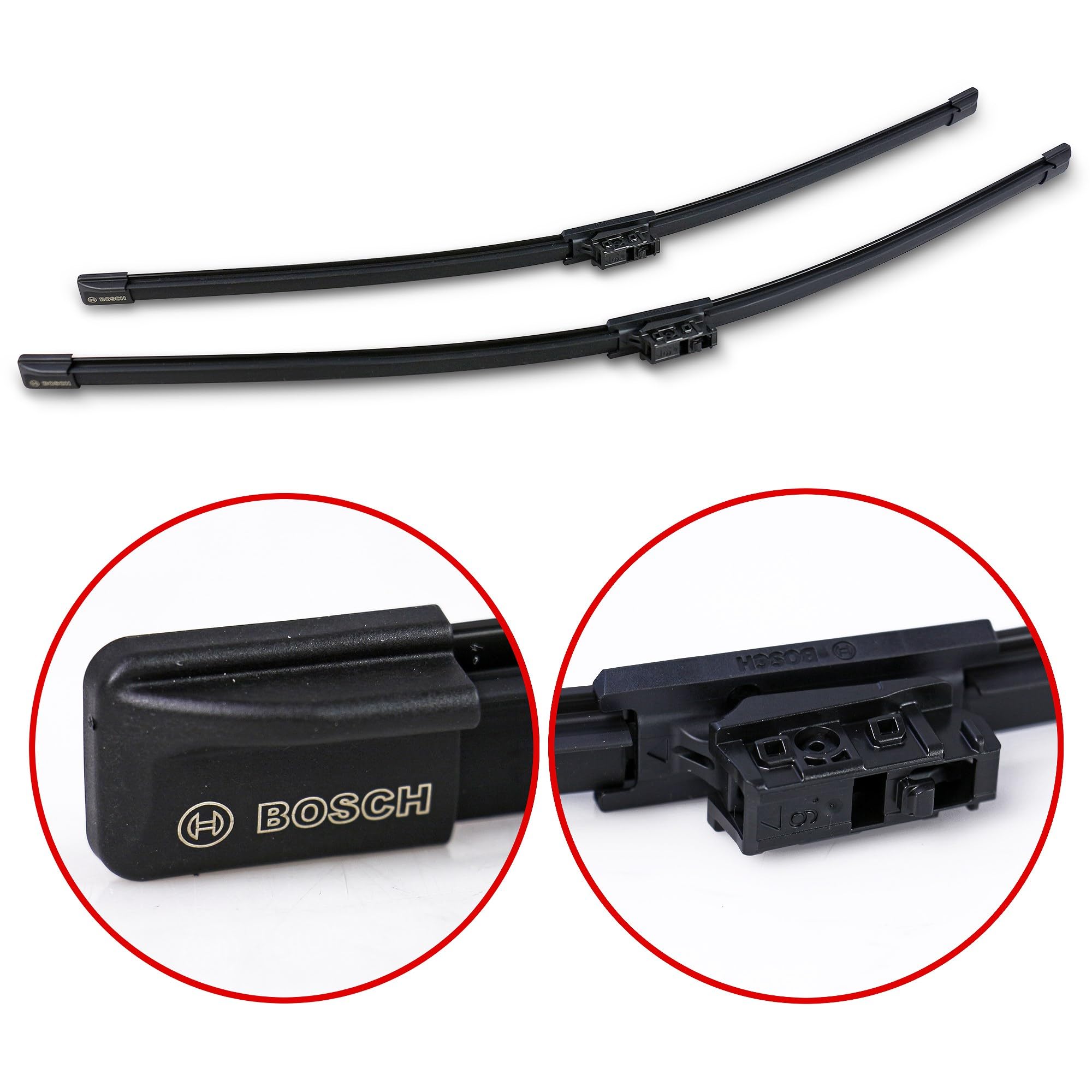 Tergicristalli Bosch Aerotwin A615S, Lunghezza 650mm/600mm, 1 set per parabrezza anteriore