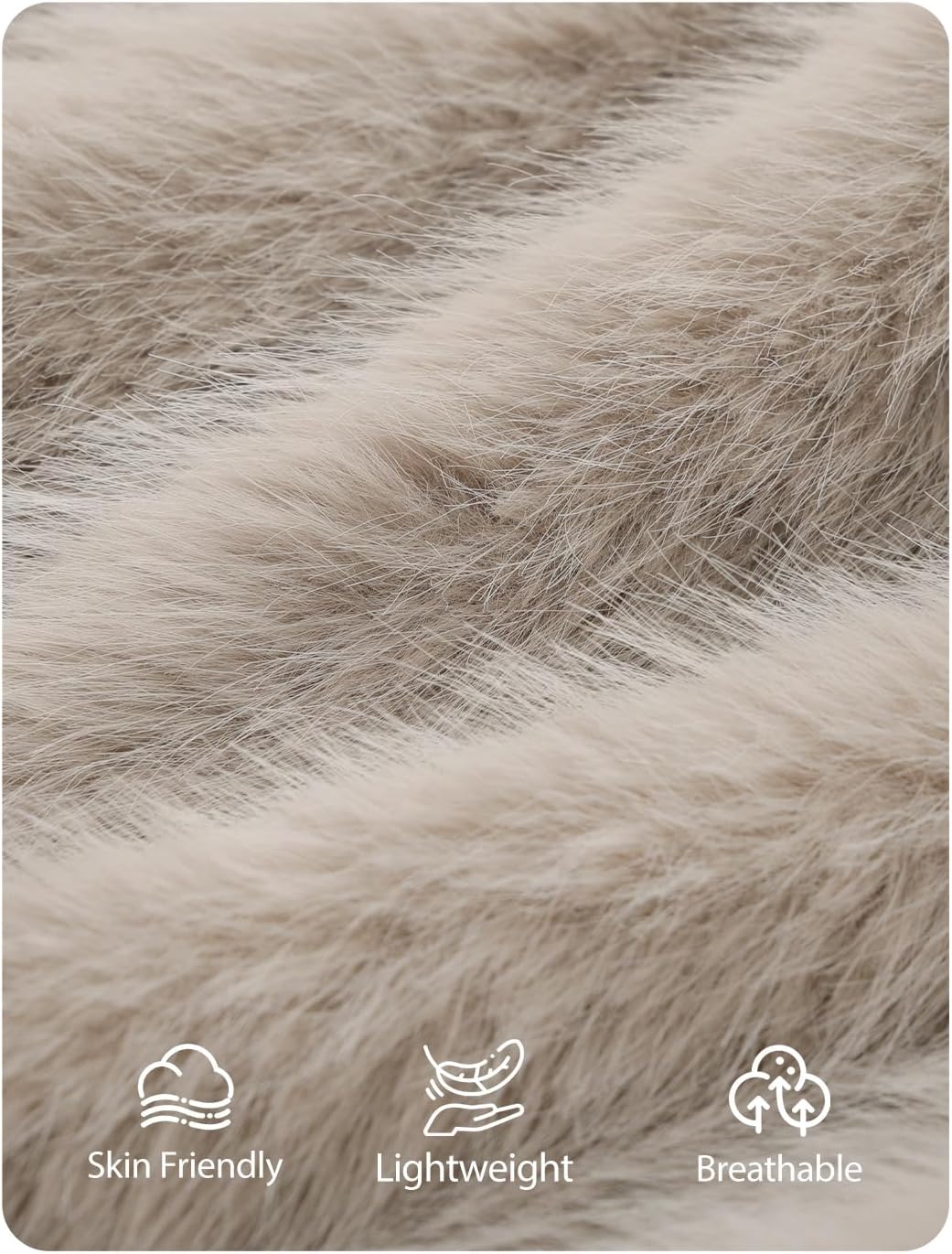 ZESICA Women's 2026 Winter Faux Fur Coats Fluffy Cropped Jacket Long Sleeve Shaggy Outerwear Fall Clothes with Pockets - Image 5