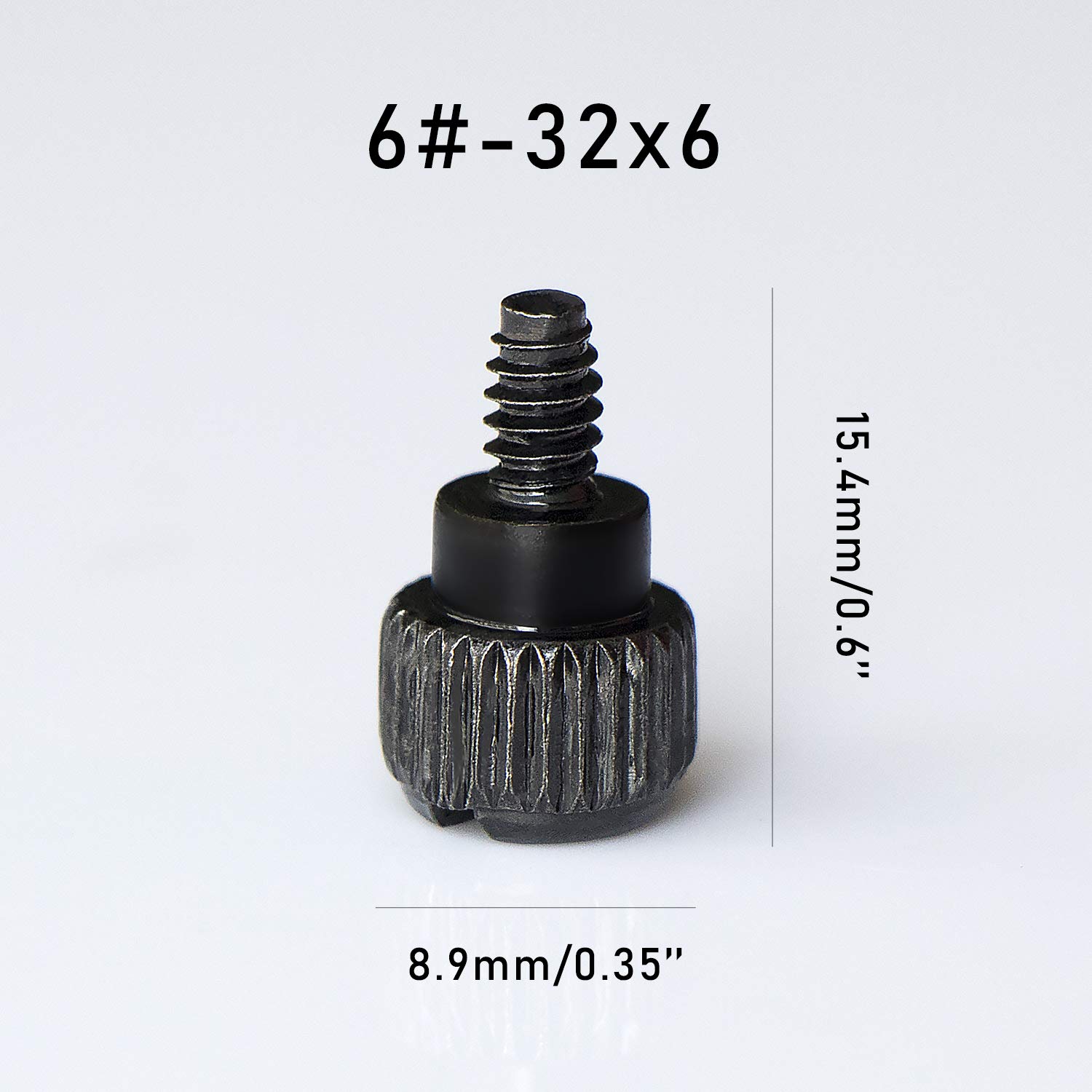 Computer Repair Screws 40pcs M3.5 X 6mm Computer Case Screws - Black ...
