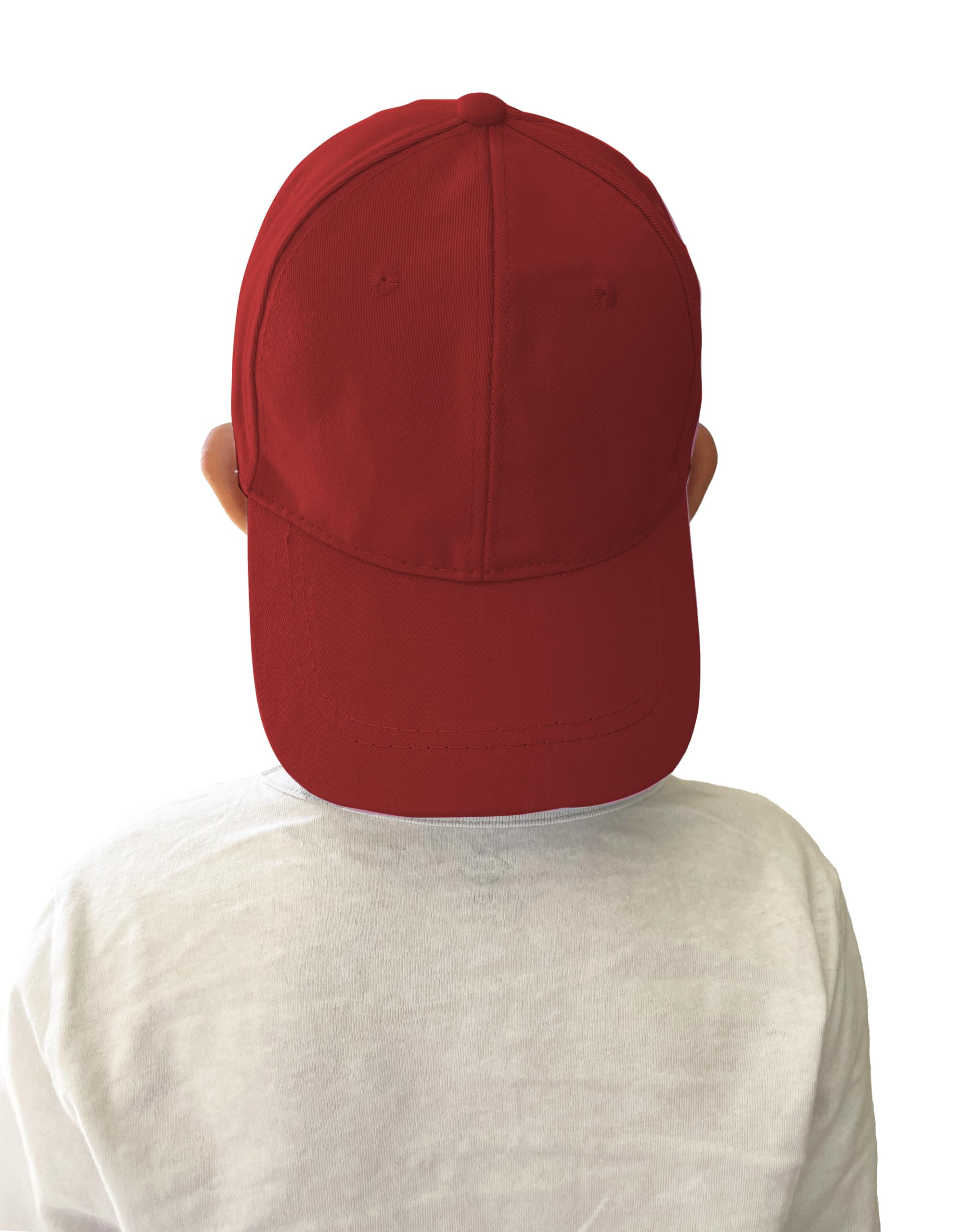YUSONS Gorra Niño Niña de Color Liso, Gorras de Béisbol para Infantiles, Talla única 47-54cm, Unisex