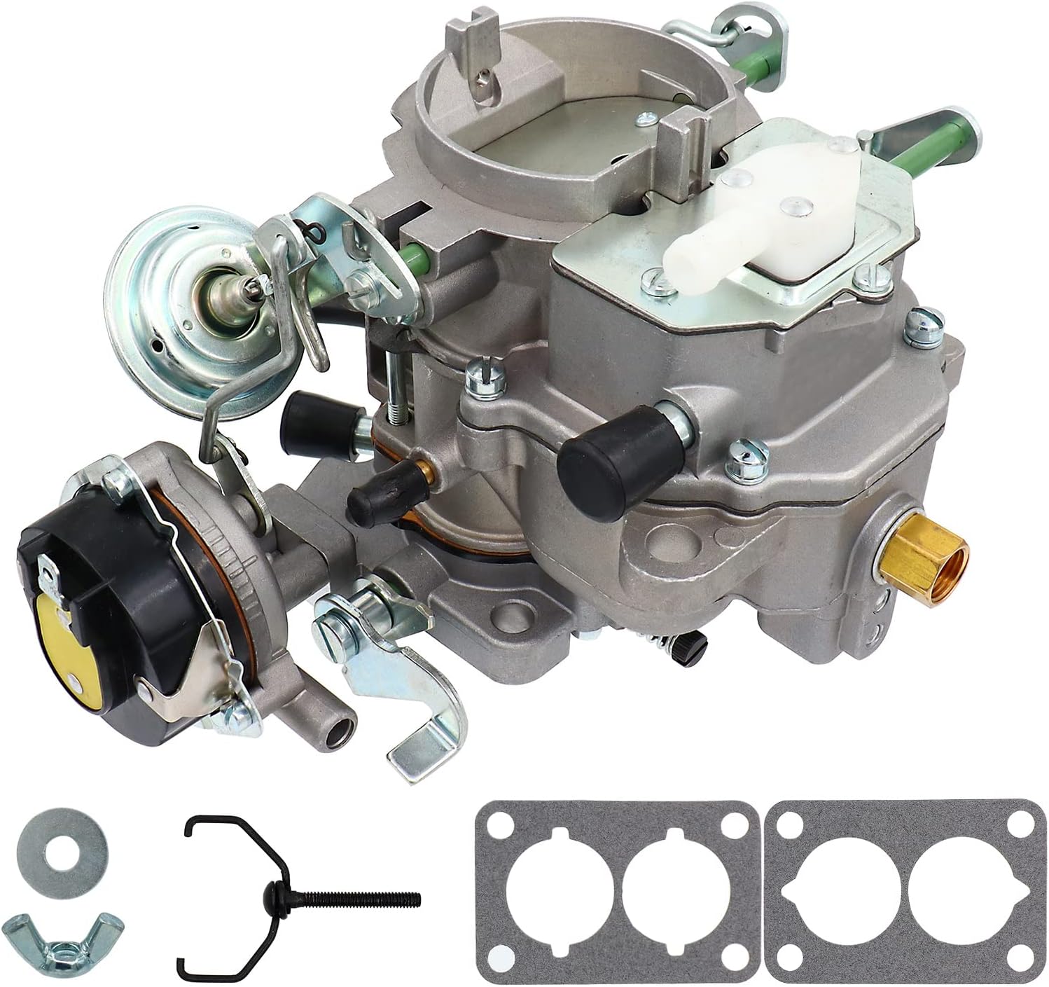 NENKUTEN 2 Barrel Carburetor for Jeep BBD 6 CYL 258Cu 4.2L Engines 1983-1988 Jeep CJ7 CJ5 Wagoneer Automatic Choke Carb with Gaskets, Replaces 8308, 8311, 8309, 8335, 8337, 8349, 8351,180-6449