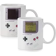 Paladone Gameboy 换热咖啡杯 - 送给游戏玩家、书呆子、任天堂马里奥粉丝、男士和复古 90 年代游戏爱好者的礼物 - 10 盎司