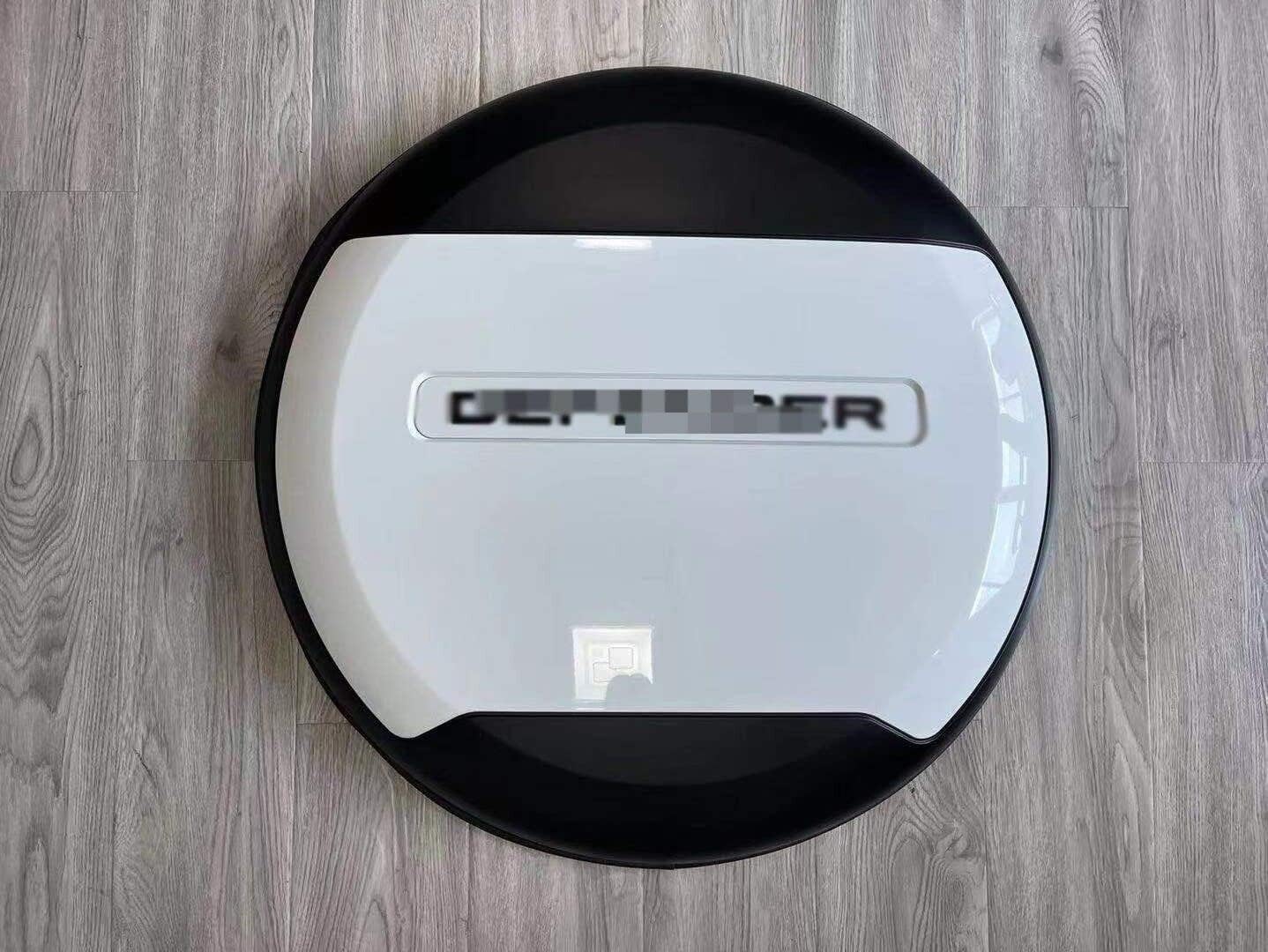 Fuji White Spare Tire Cover Plastic Portecor Fits for Defender 90 110 130 2 Door 4 Door 2020 2021 2022 2023 2024 2025 2026