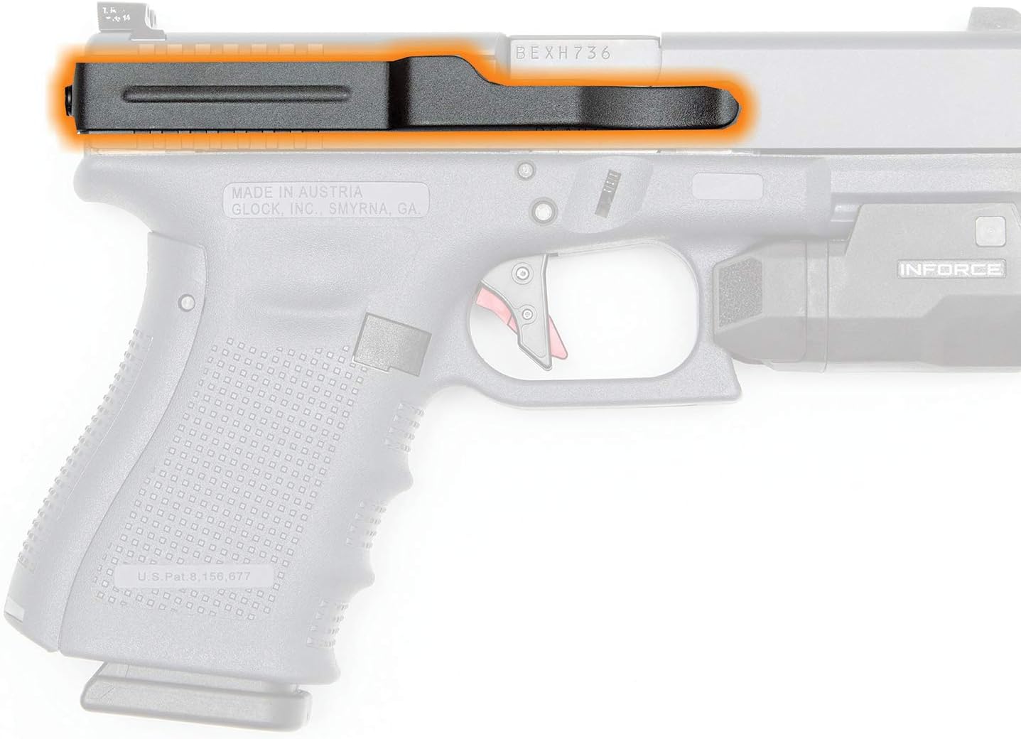 Gun Clip, Low Profile Slim Concealed Carry Easy Install American Made