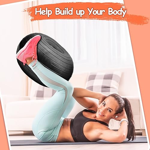 Miniatura 7 de 6 piezas de asientos flexibles para aula, sillas de pelota de yoga elementales para niños, silla inflable de yoga, silla de oficina, entrenador de