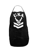 TOOLOUD USA Military Air Force Stencil Logo Dark Adult Apron