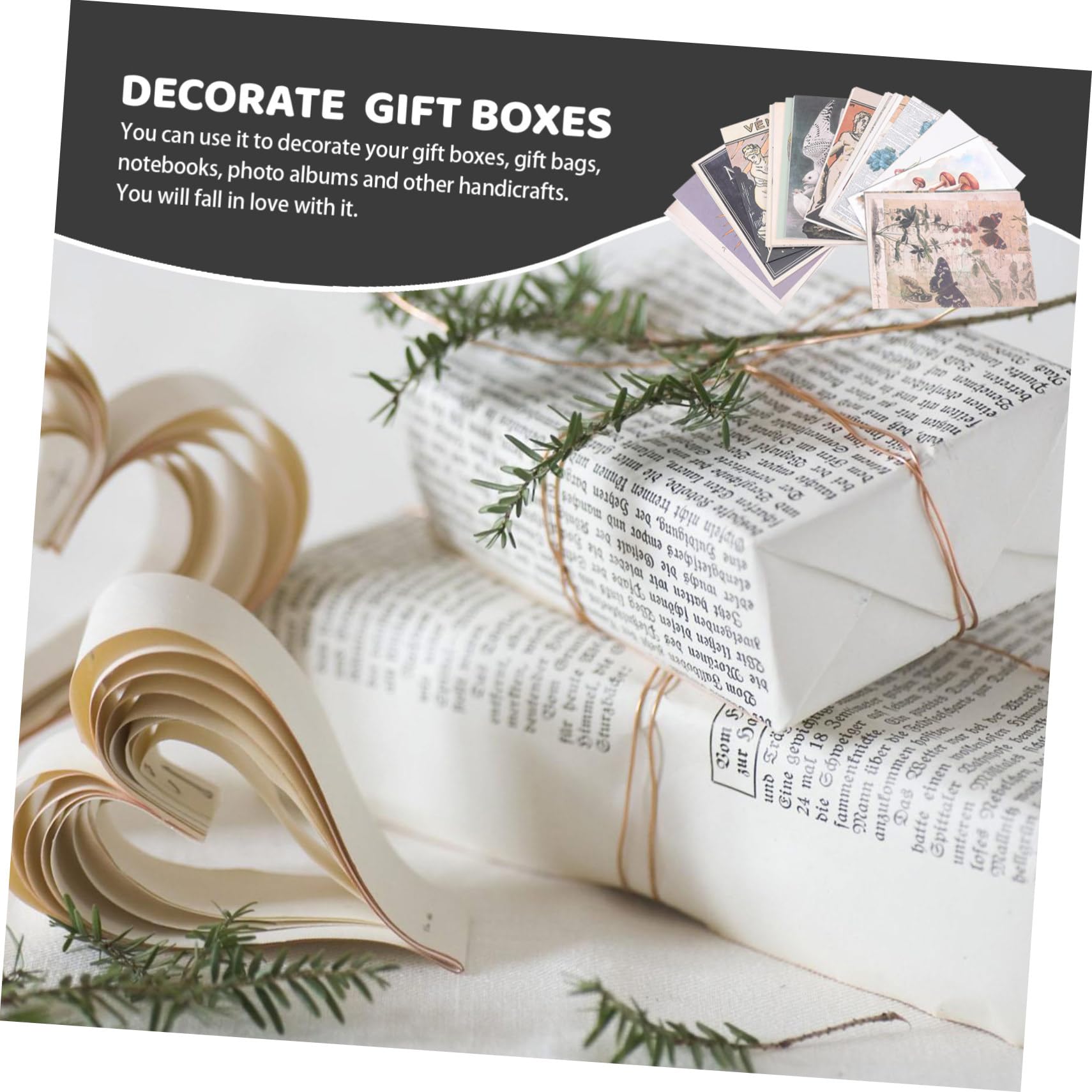 Papel Decorativo para Manualidades DIY 70 Hojas Diseño