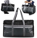 REDCAMP Foldable Duffle Bag Large Size 75L Lightweight & Multifunction, 25" Water Repellency Travel Duffle Bag for Men Women, Black