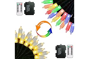 ZAIYW Color Changing Christmas Lights Battery Operated