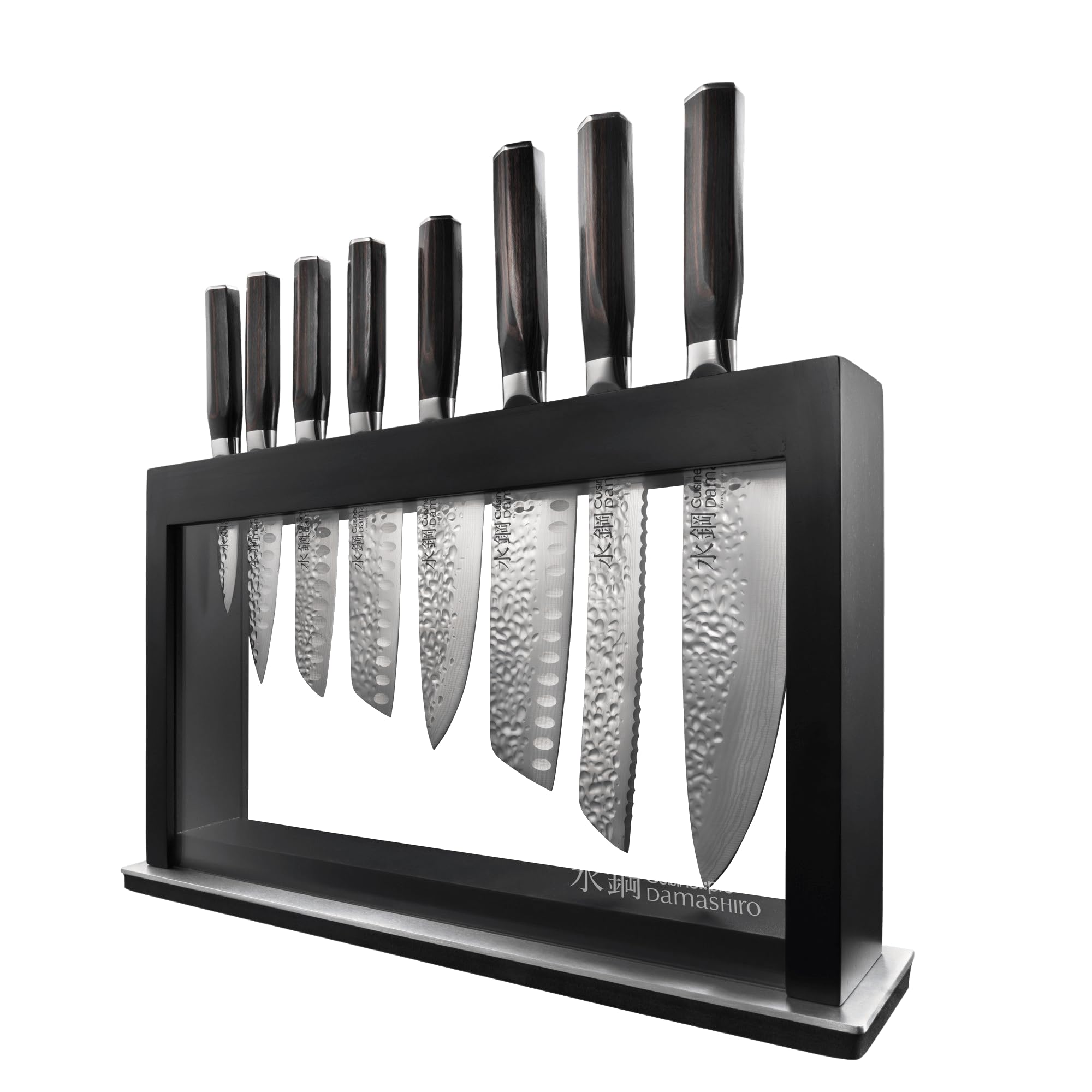 Amazon.com: Cuisine:pro Damashiro Emperor Knife Block (Hisa, 9