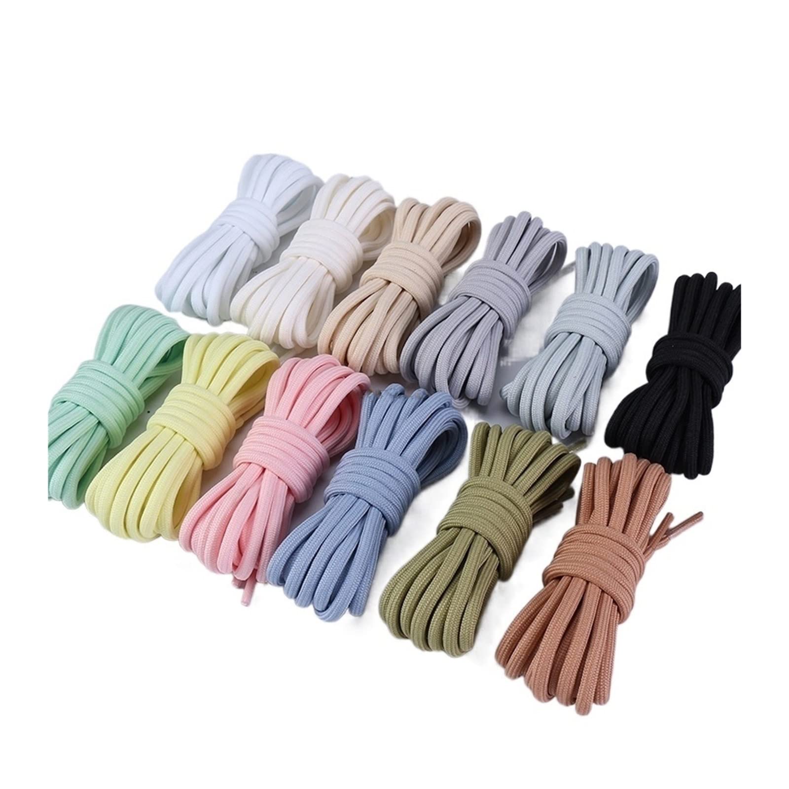 Stringhe Scarpe Rotondi In Poliestere - 20 Colori, 5 Lunghezze, Per Sneaker E Stivali - copertina