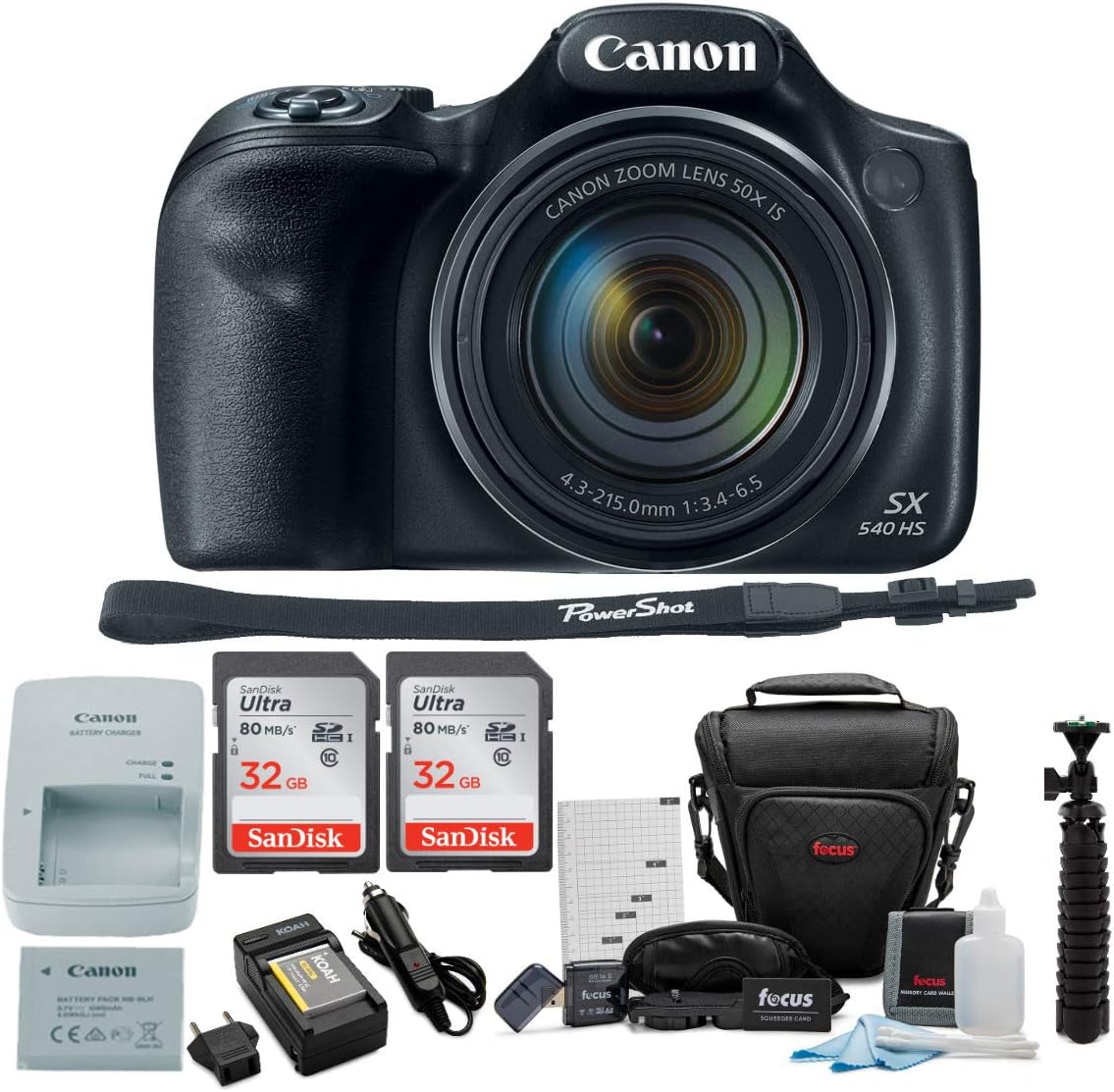 Canon Powershot SX540 HS Digital Camera with 50X Optical