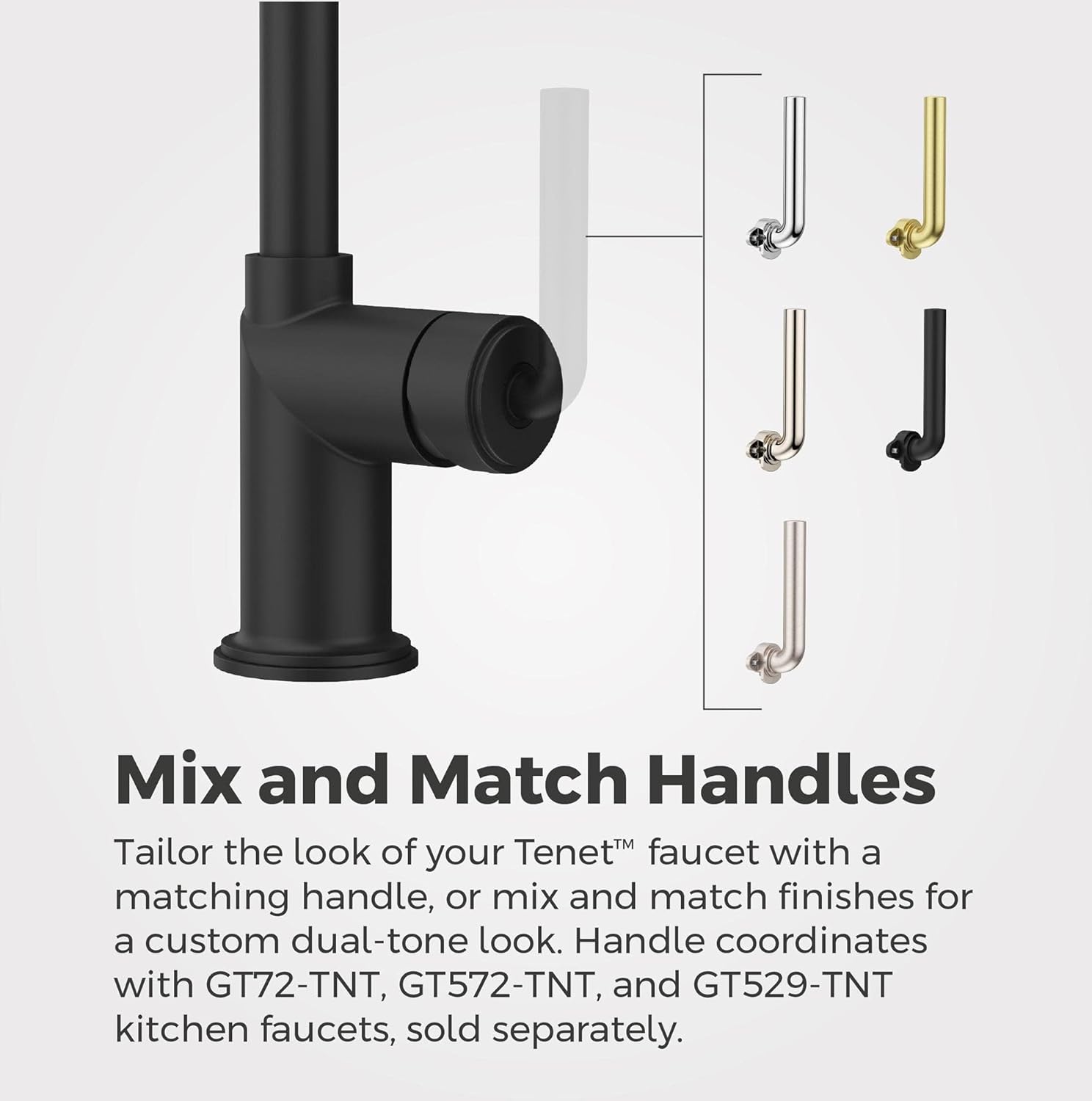Pfister HHL-GTTNT Tenet Faucet Lever Handle - Spot Defense Stainless Steel
