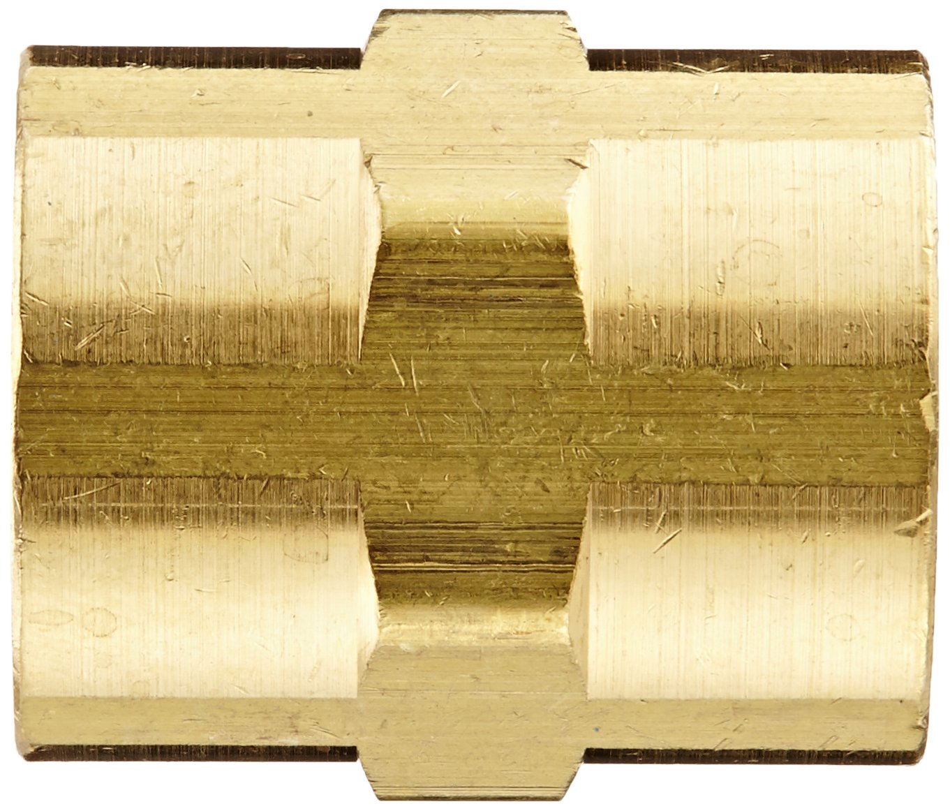 Eaton Weatherhead 3300X6 Brass CA360 Fitting, Coupling, 3/8