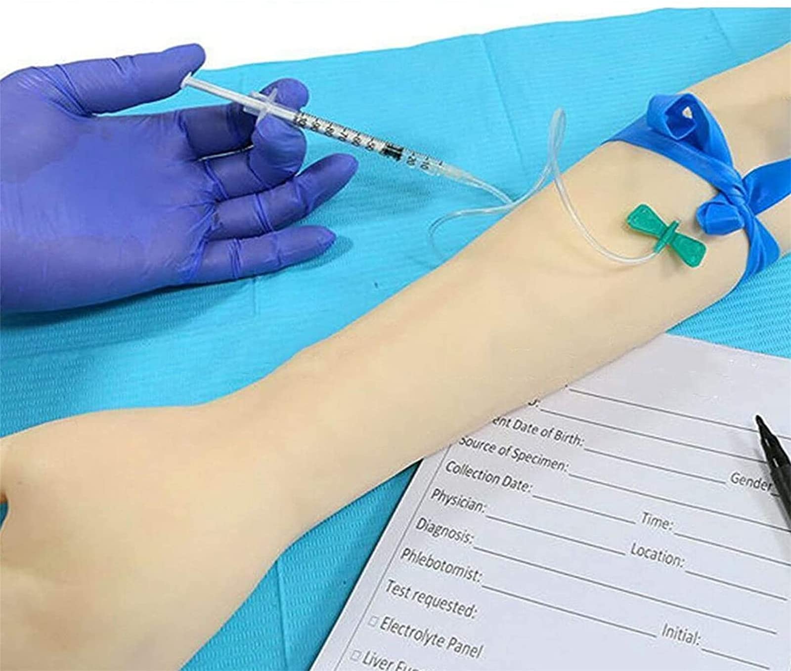 Amazon.co.jp: 採血練習キット 静脈注射用モデル トレーニング用 腕