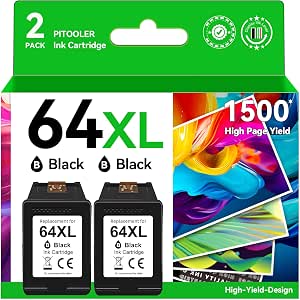 64XL Ink Cartridges For HP Envy Printers - Black & Tri-Color, High Yield 7 thumbnail image