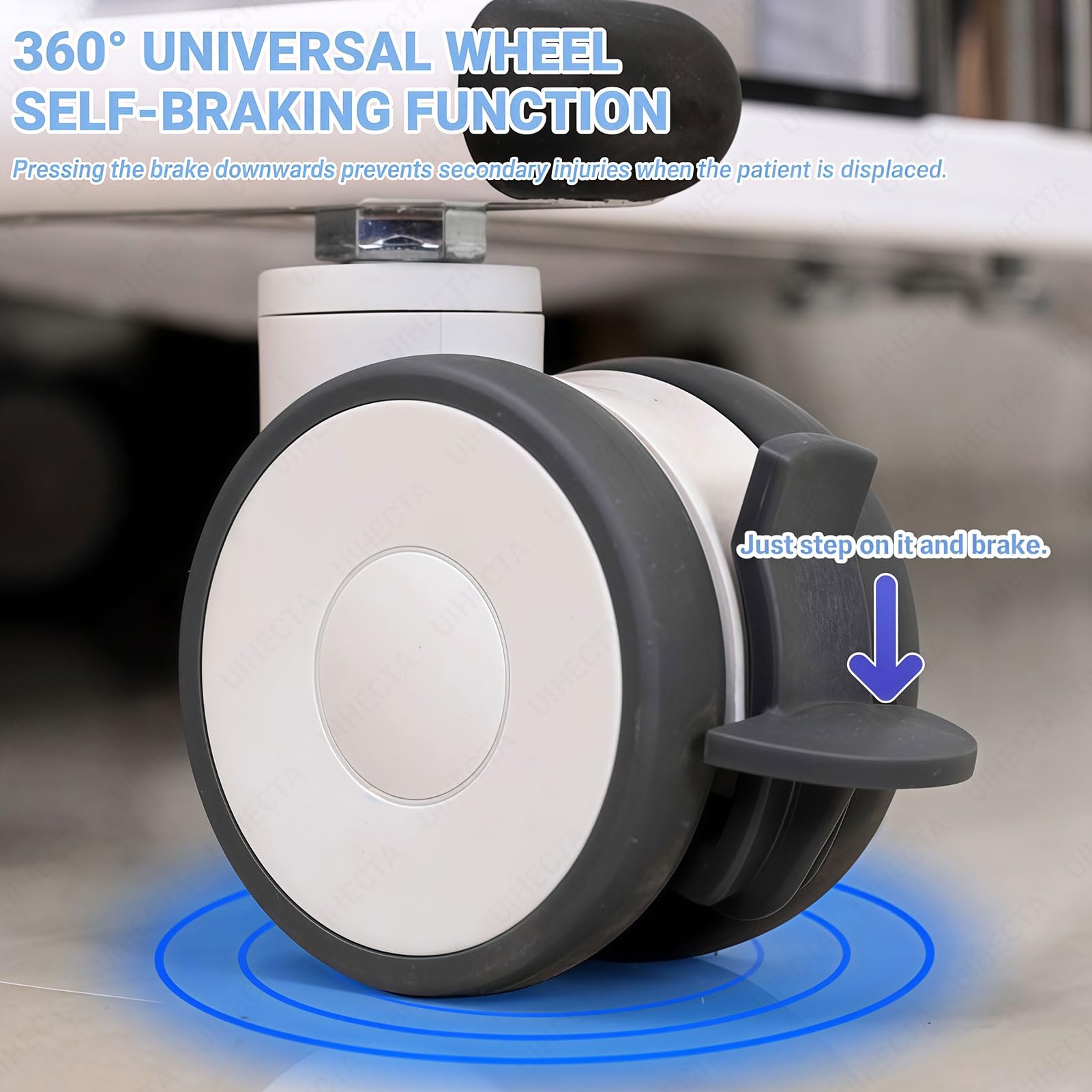 GrúA HidráUlica para Personas Mayores, Silla De Traslado con GrúA EléCtrica para Pacientes, Altura Ajustable, con Mesa, Silla Ducha con ElevacióN, para Personas Discapacidad
