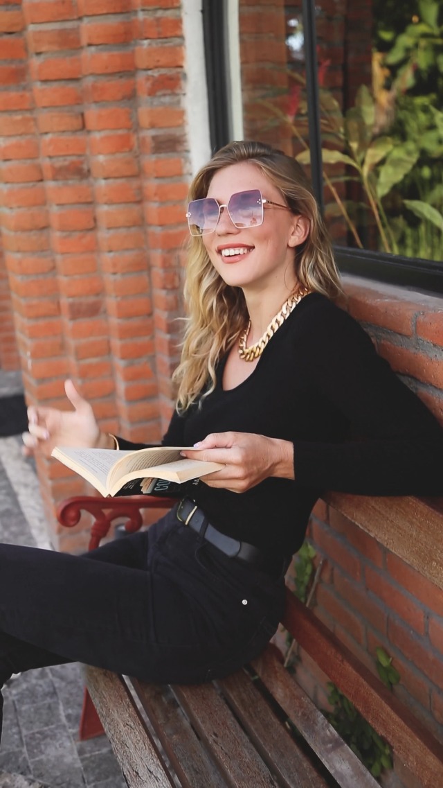 Amazon.com: SOJOS Trendy Square Sunglasses Womens Big  display picture 3