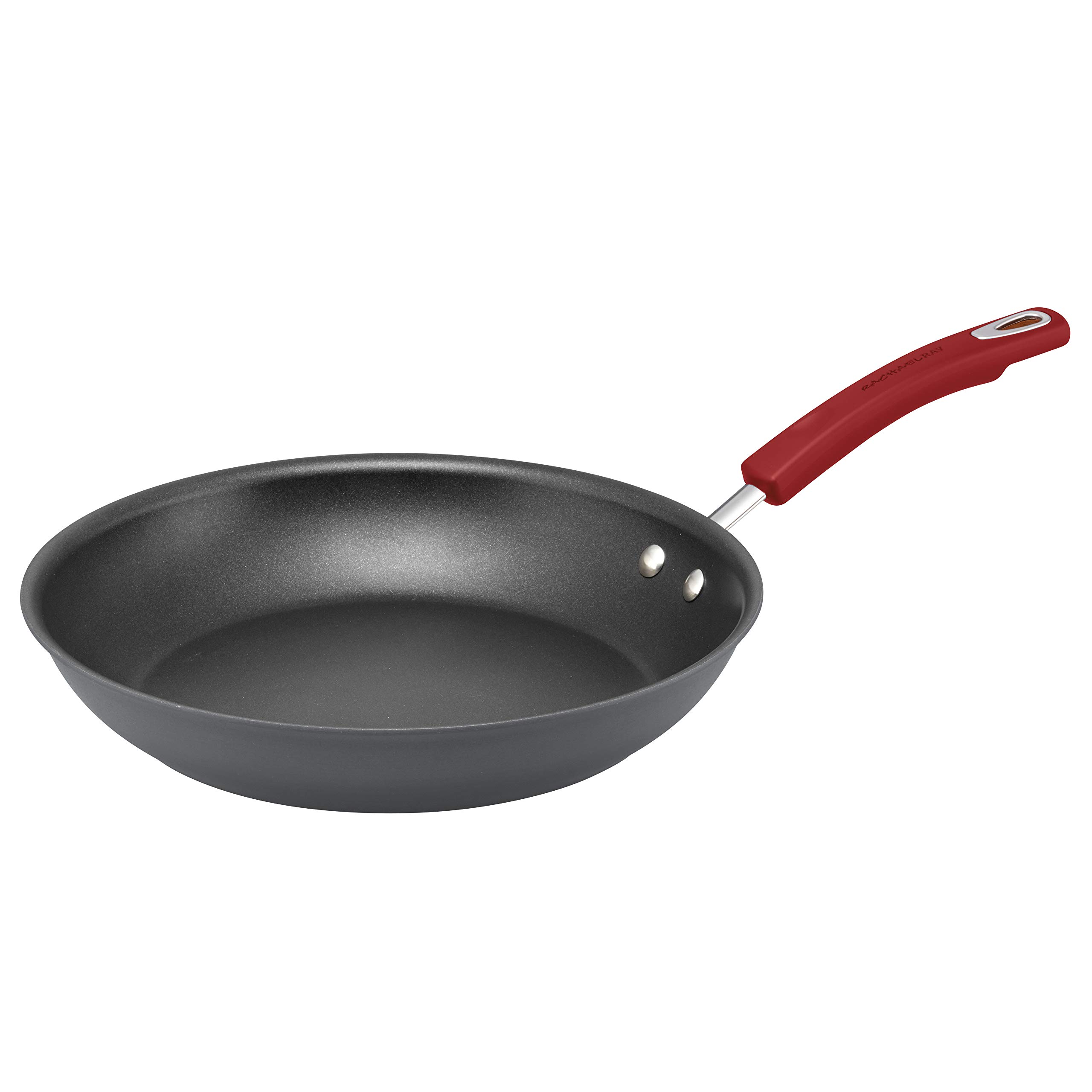Powder Hard Pan Snapklik.com : Rachael Ray Brights Hard Anodized Nonstick Frying Pan ...