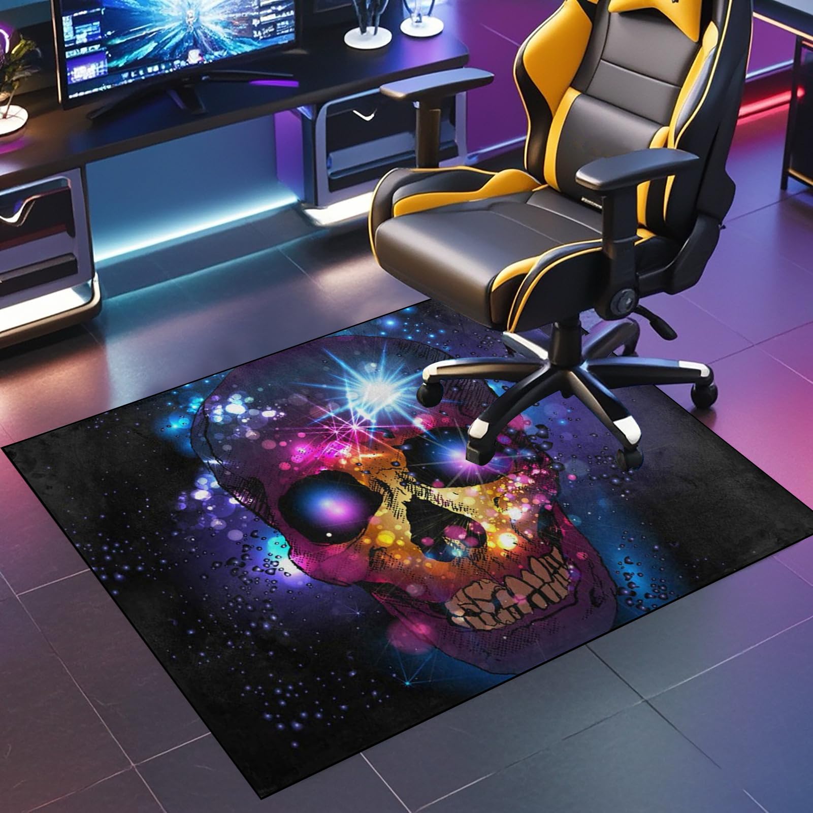 Tappeto Salvapavimento Antiscivolo Tappeto per Sedia Ufficio Gaming 90 x 140 cm Tappetino per Pavimenti Tappetini per Sedia da Ufficio Tappetino Pavimenti per Parquet Gaming Tappeto Sedia